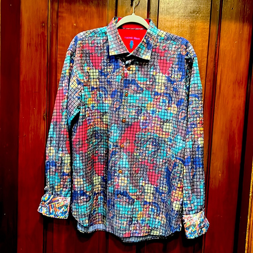 Men’s XL Visconti Black Button-down